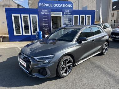 Voir le détail de l'offre de cette AUDI A3 Sportback 35 TFSI 150ch Mild Hybrid S line S tronic 7 de 2022 en vente à partir de 279.12 €  / mois