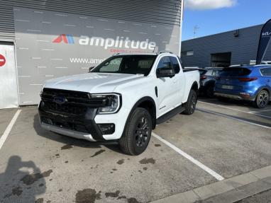 Voir le détail de l'offre de cette FORD Ranger SUPER CAB  2.0 EcoBlue 205 ch - Stop & Start BV10 Automatique - e-4WD Diesel WILDTRAK de 2024 en vente à partir de 54 198 € 