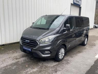 Voir le détail de l'offre de cette FORD Transit Custom Fg 320 L2H1 2.0 EcoBlue 170 S&S Cabine Approfondie Limited BVA6 de 2019 en vente à partir de 430.85 €  / mois