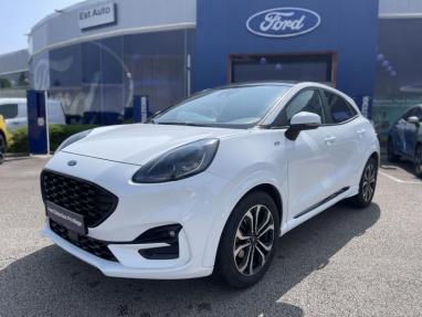 Voir le détail de l'offre de cette FORD Puma 1.0 Flexifuel 125ch S&S mHEV ST-Line de 2022 en vente à partir de 218.44 €  / mois