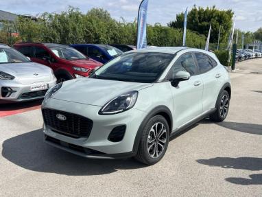 Voir le détail de l'offre de cette FORD Puma 1.0 EcoBoost Hybrid 125ch Titanium S&S Powershift de 2025 en vente à partir de 262.62 €  / mois