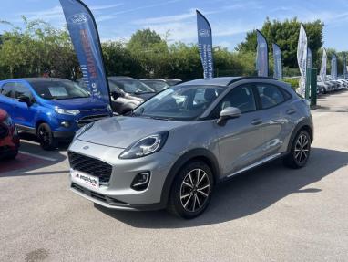 Voir le détail de l'offre de cette FORD Puma 1.0 Flexifuel 125ch S&S mHEV Titanium de 2022 en vente à partir de 215.8 €  / mois